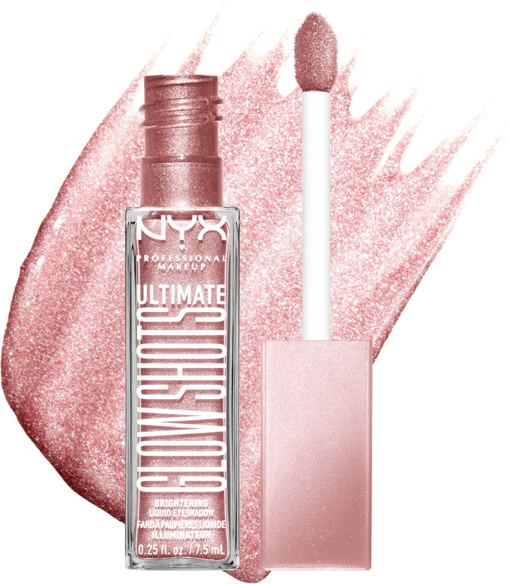 NYX Professional Makeup Ultimate Glow Shots - UGS04 Grapefruit Glow - Vloeibare Oogschaduw 4 NYX Professional Makeup Ultimate Glow Shots - UGS04 Grapefruit Glow - Vloeibare Oogschaduw - Afbeelding 2