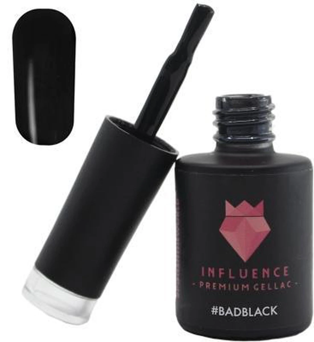 #BADBLACK - Influence Gellac - Zwarte Gellak - Gellak Zwart UV - UV Gellak - Gel Nagellak - Gellac - Kado Vrouw - Valentijns Cadeau - Kado Voor Haar - 10 Ml 3 #BADBLACK - Influence Gellac - Zwarte Gellak - Gellak Zwart UV - UV Gellak - Gel Nagellak - Gellac - Kado Vrouw - Valentijns Cadeau - Kado Voor Haar - 10 Ml