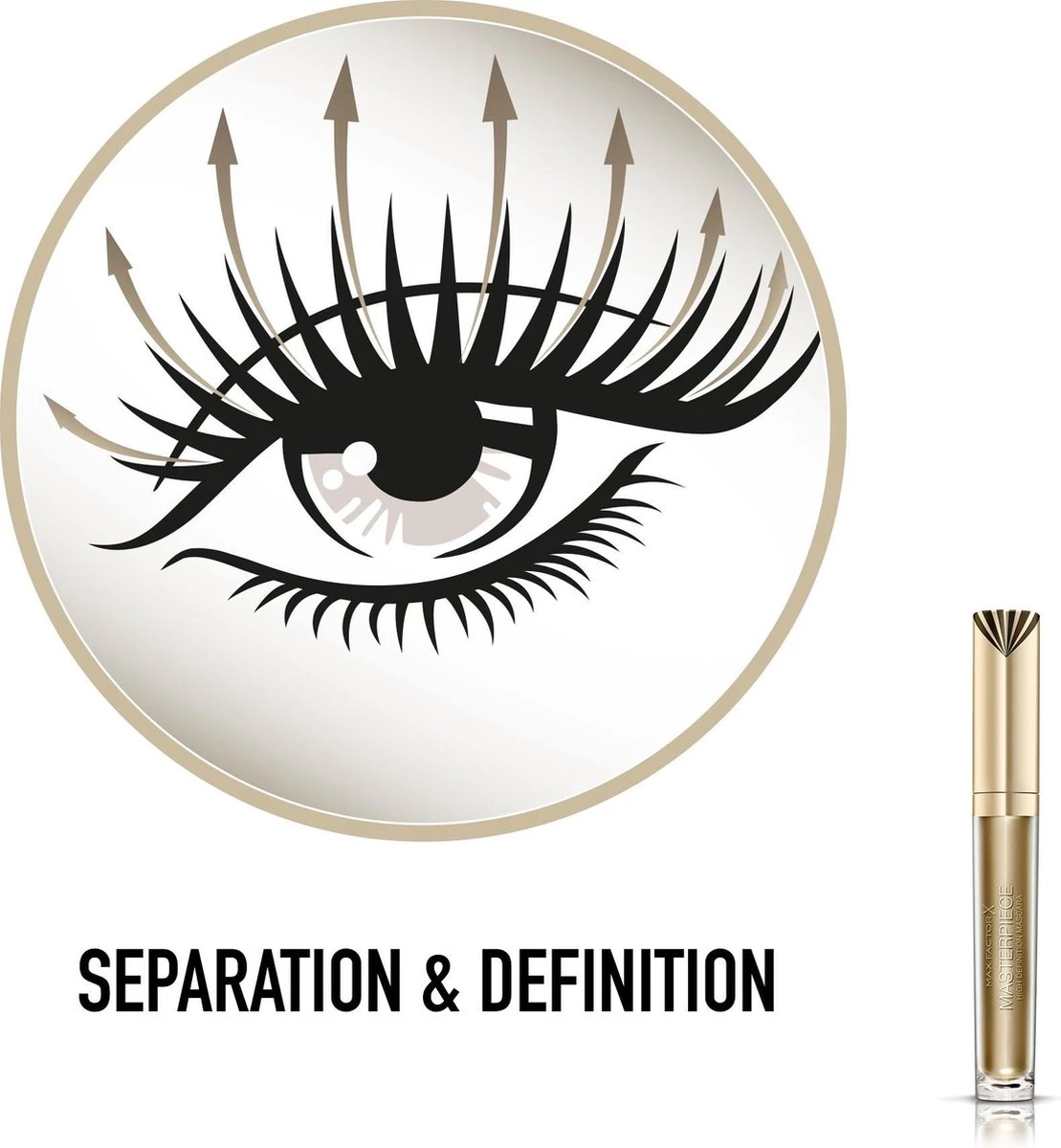 Max Factor Masterpiece Waterproof Mascara - Black 7 Max Factor Masterpiece Waterproof Mascara - Black - Afbeelding 5