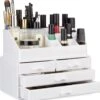 Relaxdays Make-up Organizer - Tweedelig - Cosmetica Opbergdoos - Wit 1 Relaxdays Make-up Organizer - Tweedelig - Cosmetica Opbergdoos - Wit -Maybelline Shop 1135x1200 12