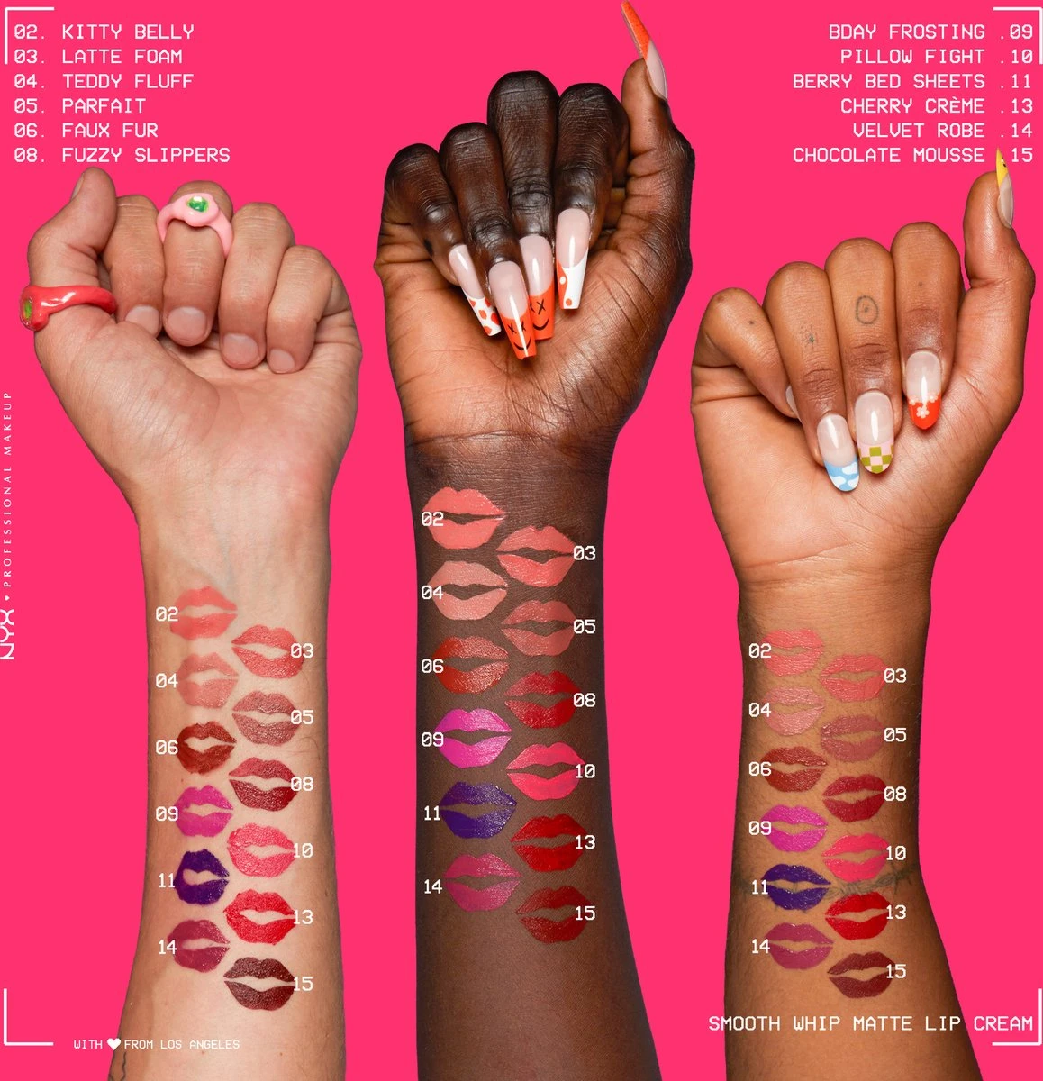 NYX Professional Makeup - Smooth Whip Matte Lip Cream Icing On Top - Vloeibare Lippenstift - 4ML 7 NYX Professional Makeup - Smooth Whip Matte Lip Cream Icing On Top - Vloeibare Lippenstift - 4ML - Afbeelding 5