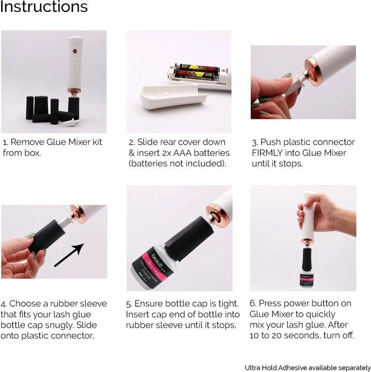 Lashes & More - GLUE SHAKER - Lijmschudder - Inkt Mixen - GLUE MIXER - Voor Het Goed Mengen Van Wimperlijm Nagellak Pigment Of Tattoo Inkt - Met Ventilator 9 Lashes & More - GLUE SHAKER - Lijmschudder - Inkt Mixen - GLUE MIXER - Voor Het Goed Mengen Van Wimperlijm Nagellak Pigment Of Tattoo Inkt - Met Ventilator - Afbeelding 7