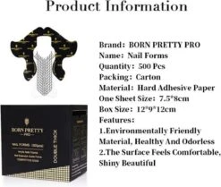 Born Pretty - Nagelsjablonen - 500 Stuks - Nagel Sjablonen - Nagel Stickers - Nail Forms - Nagel Sjablonen Verlenging - Nagelvormen - Nagel Sjablonen Stiletto - Nail Sjablonen - Nail Sjablonen Form - Nail Sjablonen Vorm - Nagelverlenging -Maybelline Shop 1200x1015 3