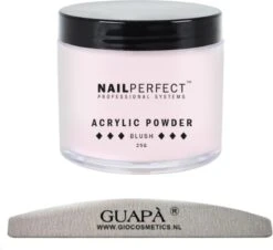 GUAPÀ® Acrylpoeder Roze | Acrylic Powder Blush Pink | 25 Gr | Professionele Acryl Poeder