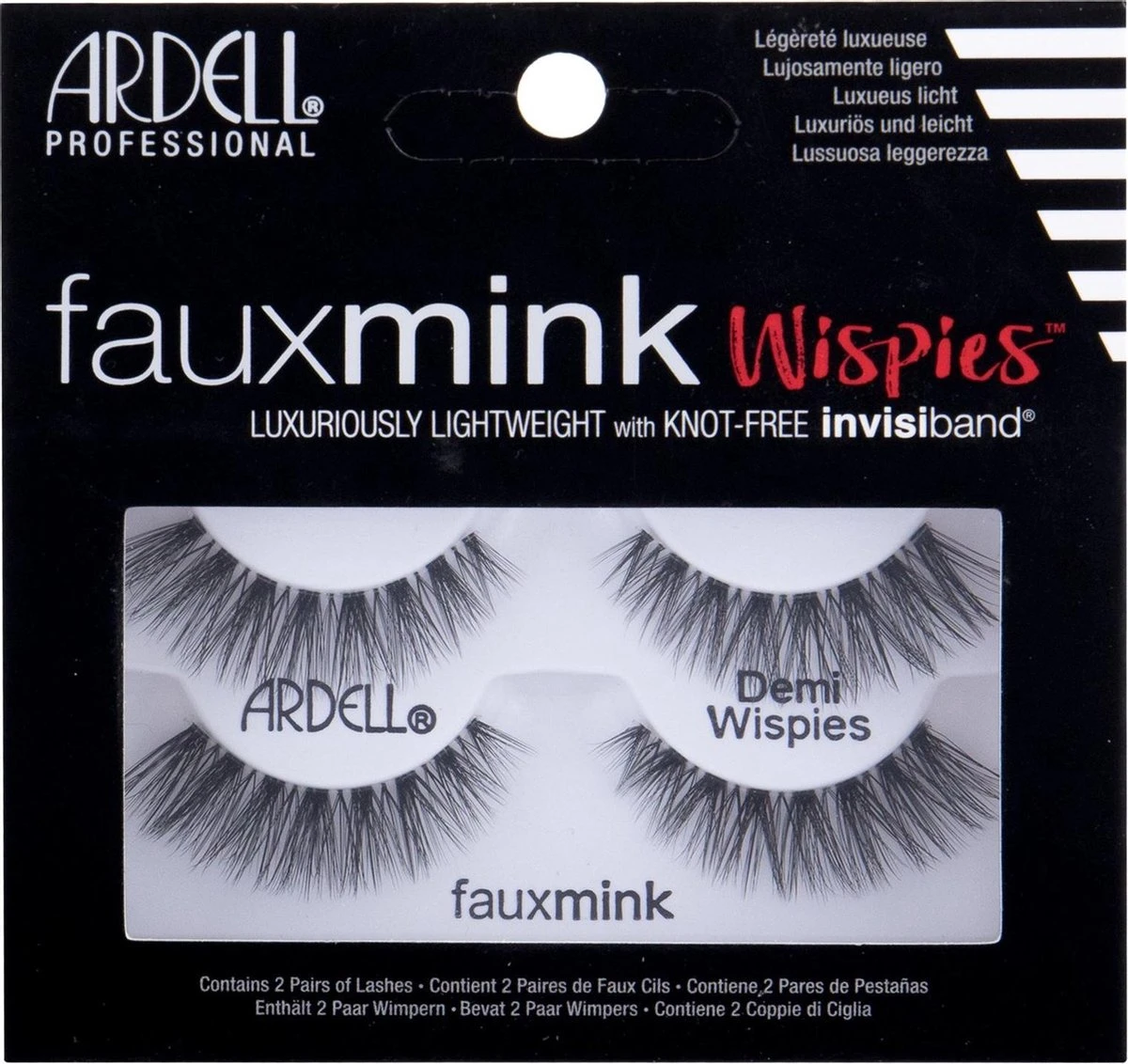 Ardell - Faux Mink Demi Wispies - Twin Pack - Zwart 10 Ardell - Faux Mink Demi Wispies - Twin Pack - Zwart - Afbeelding 8