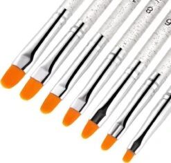 GUAPÀ - Gel Penselen Set Zilver - 7 Stuks - High Quality Gel & Nail Art Brush 11 GUAPÀ - Gel Penselen Set Zilver - 7 Stuks - High Quality Gel & Nail Art Brush -Maybelline Shop 1200x1145 16