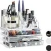 Relaxdays Make-up Organizer Klein - Stapelbaar - Sieradendoosje - Cosmetica - Opbergbox - Doorzichtig -Maybelline Shop 1200x1161 15
