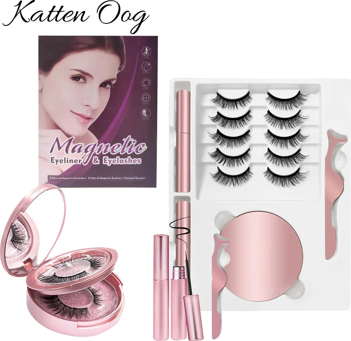Merkloos Magnetische Wimpers - Katten Oog - Magnetische Nep Wimpers Met 2 Magnetic Eyeliners En Applicator - Valse Wimpers - Magnetic Lashes - Magnetische Wimpers Set 3 Merkloos Magnetische Wimpers - Katten Oog - Magnetische Nep Wimpers Met 2 Magnetic Eyeliners En Applicator - Valse Wimpers - Magnetic Lashes - Magnetische Wimpers Set
