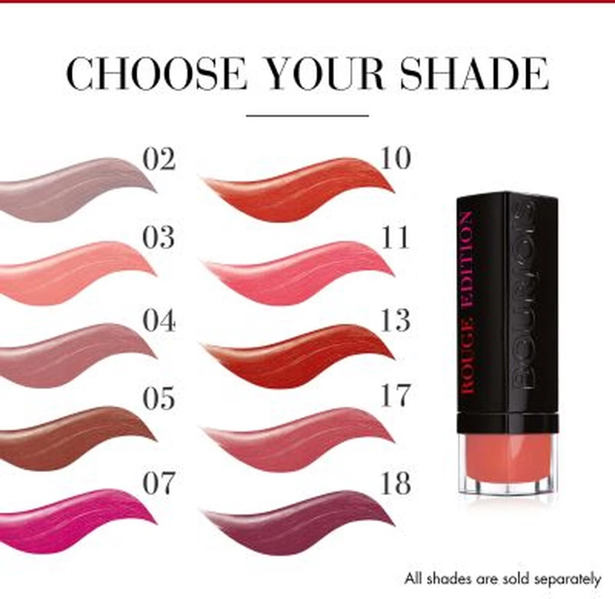 Bourjois ROUGE EDITION - 03 - Peach- Coral 7 Bourjois ROUGE EDITION - 03 - Peach- Coral - Afbeelding 5