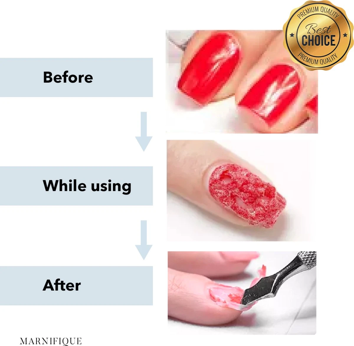 Marnifique® - NEW FORMULA - Gellak Cream Remover Set 30 Ml - Gel Polish Remover - Gellak Remover - Gel Polish - Gellak Verwijderen - Gellak Verwijderaar - Nagellak Remover - BIAB Remover - Vijl - Aceton 4 Marnifique® - NEW FORMULA - Gellak Cream Remover Set 30 Ml - Gel Polish Remover - Gellak Remover - Gel Polish - Gellak Verwijderen - Gellak Verwijderaar - Nagellak Remover - BIAB Remover - Vijl - Aceton - Afbeelding 2