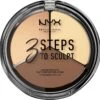 NYX Professional Makeup 3 Steps To Sculpt Face Sculpting Palette - Light 3STS02 - Highlighter En Contouring Make-up - 15 Gr -Maybelline Shop 1200x1181 15