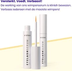 Wimperserum Van Vicius - Eyelash Serum Voor Wimper Groei - Vollere En Langere Wimpers - 5ML -Maybelline Shop 1200x1181 3
