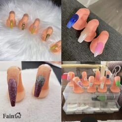 Oefenvinger Voor Nagels – Nail Art – All-in-1 Set – 5 Stuks - Nagel Set – Nail Trainer – Nail Tips – Acrylnagels Starterspakket – Nagel – Nail Trainer Hand – Oefen Hand Nagels - Nailtrainer Nagel Oefenhand -Maybelline Shop 1200x1198 155