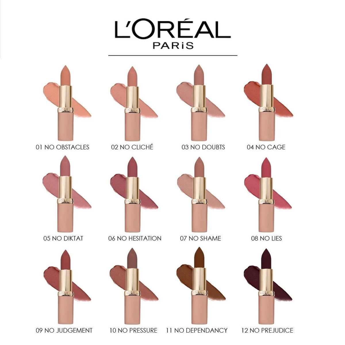 L'Oréal Paris Color Riche Free The Nudes Lippenstift – 07 No Shame – Roze - Nude Matte Lipstick – L'Oréal Lipstick – 3,9 Gr. 6 L'Oréal Paris Color Riche Free The Nudes Lippenstift – 07 No Shame – Roze - Nude Matte Lipstick – L'Oréal Lipstick – 3,9 Gr. - Afbeelding 4
