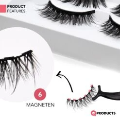 Qproducts Magnetische Wimpers - Nepwimpers - Wimperset Van 10 Wimpers 4 Eyeliners En Pincet - Inclusief Wimper Bewaardoos Met Ingebouwd Spiegeltje - Magneet Wimpers - Magnetic Lashes 12 Qproducts Magnetische Wimpers - Nepwimpers - Wimperset Van 10 Wimpers 4 Eyeliners En Pincet - Inclusief Wimper Bewaardoos Met Ingebouwd Spiegeltje - Magneet Wimpers - Magnetic Lashes -Maybelline Shop 1200x1200 1356