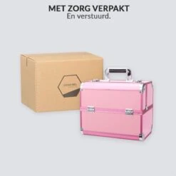 Confibel Cosmetica Koffer - Make Up Koffer Uitklapbaar - 5 Opbergbakken Make-up Koffer - Beautycase/Visagiekoffer /Cosmeticakoffer /Beautycase/ Nagelstylistekoffer - Roze 18 Confibel Cosmetica Koffer - Make Up Koffer Uitklapbaar - 5 Opbergbakken Make-up Koffer - Beautycase/Visagiekoffer /Cosmeticakoffer /Beautycase/ Nagelstylistekoffer - Roze -Maybelline Shop 1200x1200 1704