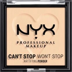 NYX Professional Makeup Can't Stop Won't Stop Mattifying Gezichtspoeder - Light
