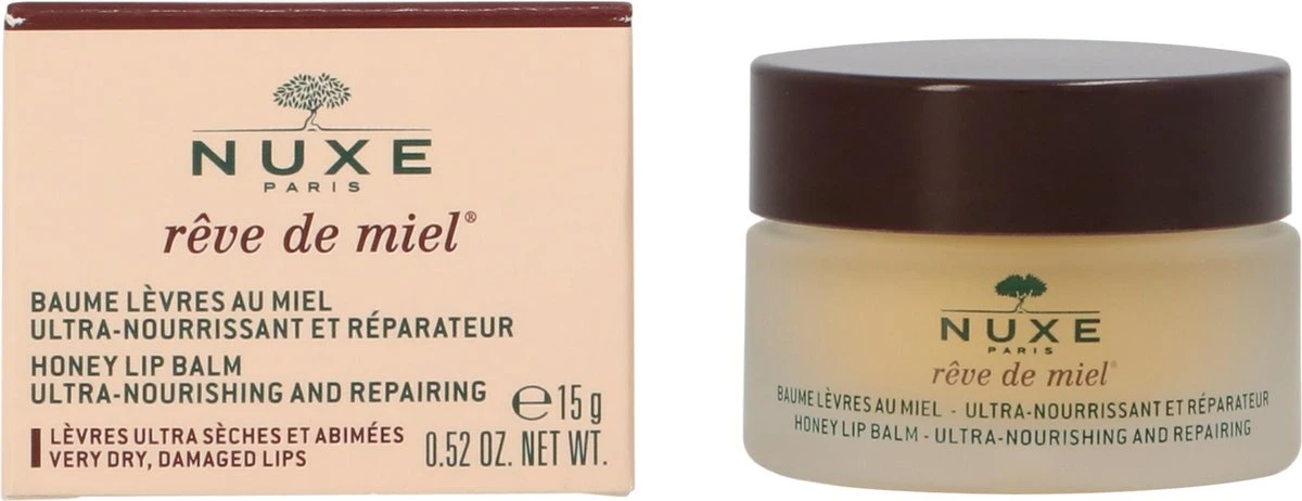 Nuxe Rêve De Miel Ultra-Nourishing And Repairing Lippenbalsem - 15 Ml 5 Nuxe Rêve De Miel Ultra-Nourishing And Repairing Lippenbalsem - 15 Ml - Afbeelding 3