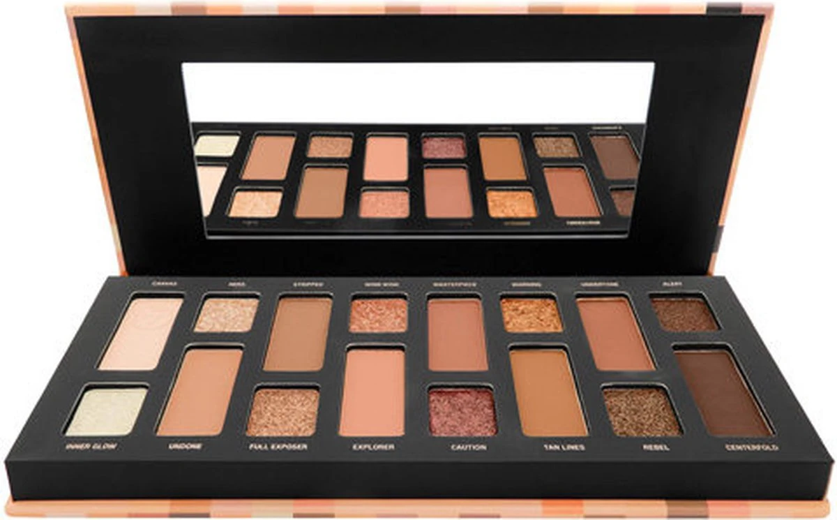 W7 Pressed Pigment Oogschaduw Palette - Nudification 4 W7 Pressed Pigment Oogschaduw Palette - Nudification - Afbeelding 2