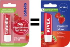 Nivea - Labello Strawberry Shine Lippenbalsem - 5,5 Ml Stick - Lipbalsem - Lipbalm - Lipverzorging - Verrijkt Met Shea Boter En Bio Jojoba Olie -Maybelline Shop 1200x808