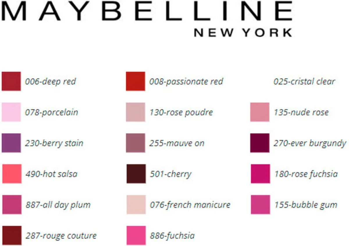 Maybelline Superstay 7 Days - Midnight Red 287 10 Maybelline Superstay 7 Days - Midnight Red 287 - Afbeelding 8