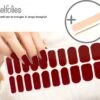 Nagellak - Nagels - Nagelvijl - Nagelstickers - 20 Nagel Folies - Nagel Folie - Nagellak Set - Nagelfolie - Nailwraps - Roze - Roze Nagellak