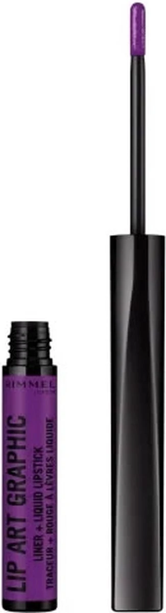 Rimmel London Rimmel Lip Art Gaphic Liner & Liquid Lipstick #875-master Piece 3 Rimmel London Rimmel Lip Art Gaphic Liner & Liquid Lipstick #875-master Piece