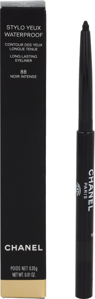 CHANEL Stylo Yeux 88 Noir Intense Zwart 4 CHANEL Stylo Yeux 88 Noir Intense Zwart - Afbeelding 2