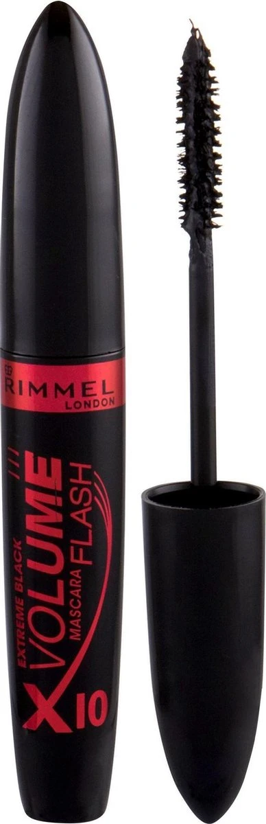 Rimmel London Volume Flash Mascara X10 - 001 Extreme Black 5 Rimmel London Volume Flash Mascara X10 - 001 Extreme Black - Afbeelding 3