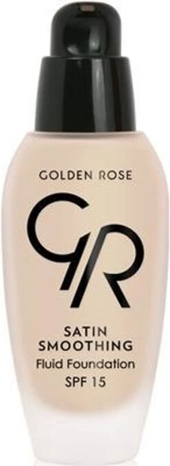 Golden Rose Satin Smoothing Fluid Foundation NO: 27 Vloeibare Foundation Met SPF15 En Vitamine E