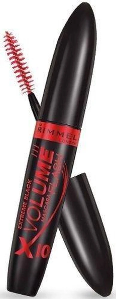 Rimmel London Volume Flash Mascara X10 - 001 Extreme Black 4 Rimmel London Volume Flash Mascara X10 - 001 Extreme Black - Afbeelding 2