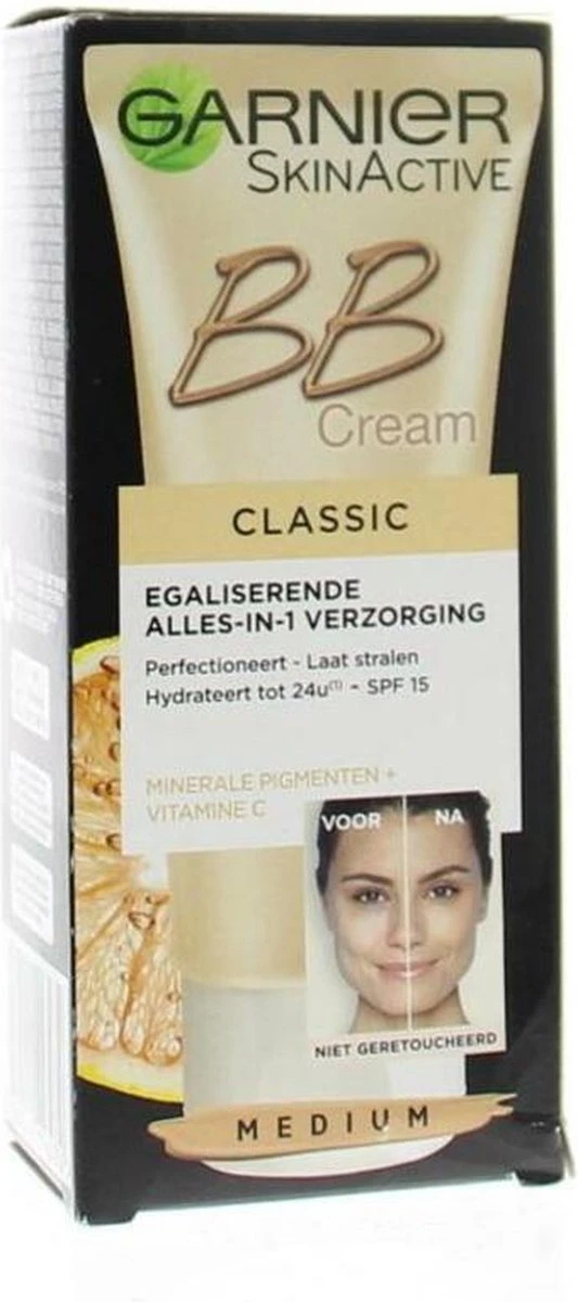 Garnier SkinActive BB Cream Classic Medium 5-in-1 Verzorging - 50 Ml 14 Garnier SkinActive BB Cream Classic Medium 5-in-1 Verzorging - 50 Ml - Afbeelding 12