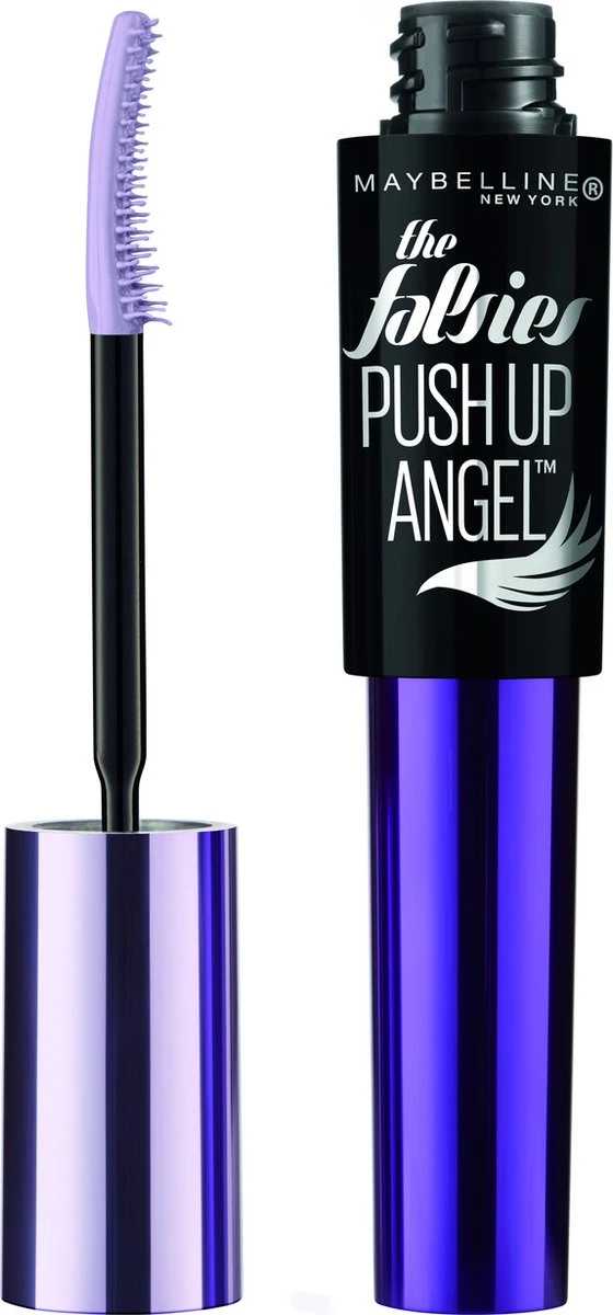Maybelline Falsies Push Up Angel Mascara - Zwart 4 Maybelline Falsies Push Up Angel Mascara - Zwart - Afbeelding 2