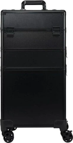 Beautycase / Beautykoffer / Trolley Voor Opbergen Van Uw Persoonlijke Verzorgingsproducten In 3 In 1 Van Aluminium - Bekleed Zwart Fluweel - 8wielen - Kapper - Tattoo - Nagel - Visagie - Make-up - Cosmetica - Schmink - Beauty Case / Beauty Koffer -Maybelline Shop 611x1200 9