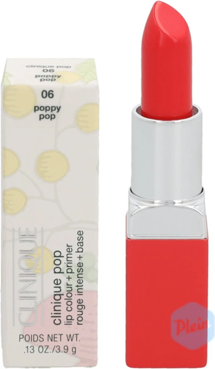 Clinique Pop Lip Colour + Primer Lippenstift - Poppy Pop 8 Clinique Pop Lip Colour + Primer Lippenstift - Poppy Pop - Afbeelding 6