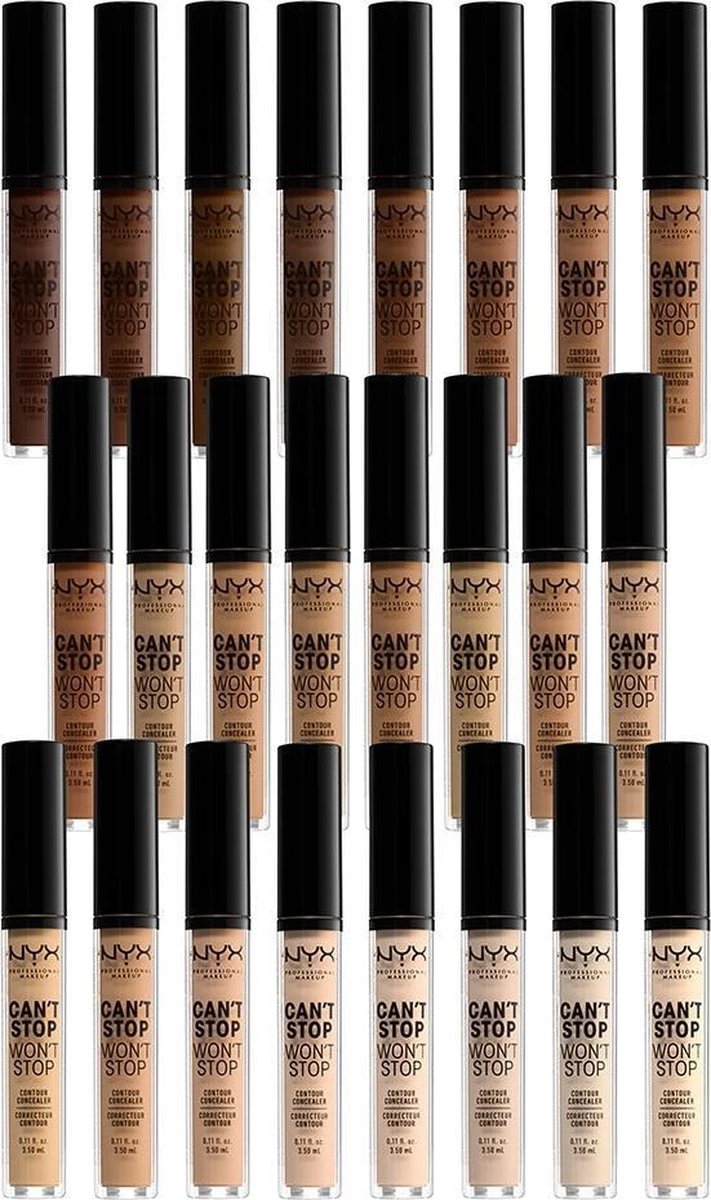NYX Professional Makeup - Can't Stop Won't Stop Concealer - Mocha 7 NYX Professional Makeup - Can't Stop Won't Stop Concealer - Mocha - Afbeelding 5