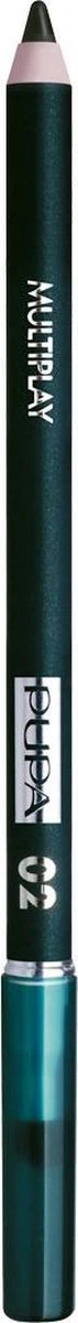 Pupa Milano Multiplay Oogpotlood - 02 Electric Green 5 Pupa Milano Multiplay Oogpotlood - 02 Electric Green - Afbeelding 3
