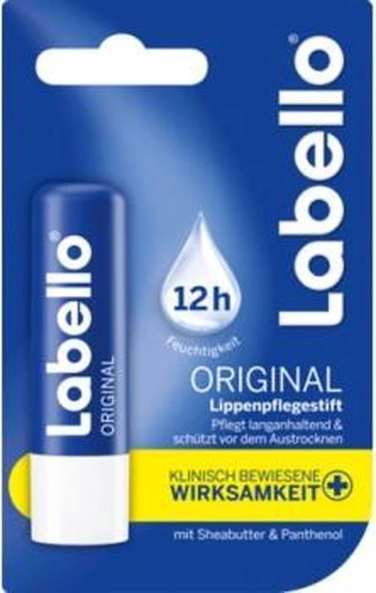 Labello - Lippenbalsem Classic - Lipverzorging - Lipbalm - Droge Lippen - 24 Uurs Werking - Dames - Meisjes - Kunststof - Blauw 5 Labello - Lippenbalsem Classic - Lipverzorging - Lipbalm - Droge Lippen - 24 Uurs Werking - Dames - Meisjes - Kunststof - Blauw - Afbeelding 3