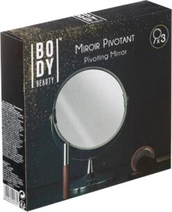 Dubbele Make-up Spiegel/scheerspiegel Op Voet 17 X 23 Cm Zilver - Badkamer Scheerspiegels Op Standaard 7 Dubbele Make-up Spiegel/scheerspiegel Op Voet 17 X 23 Cm Zilver - Badkamer Scheerspiegels Op Standaard -Maybelline Shop 971x1200 3